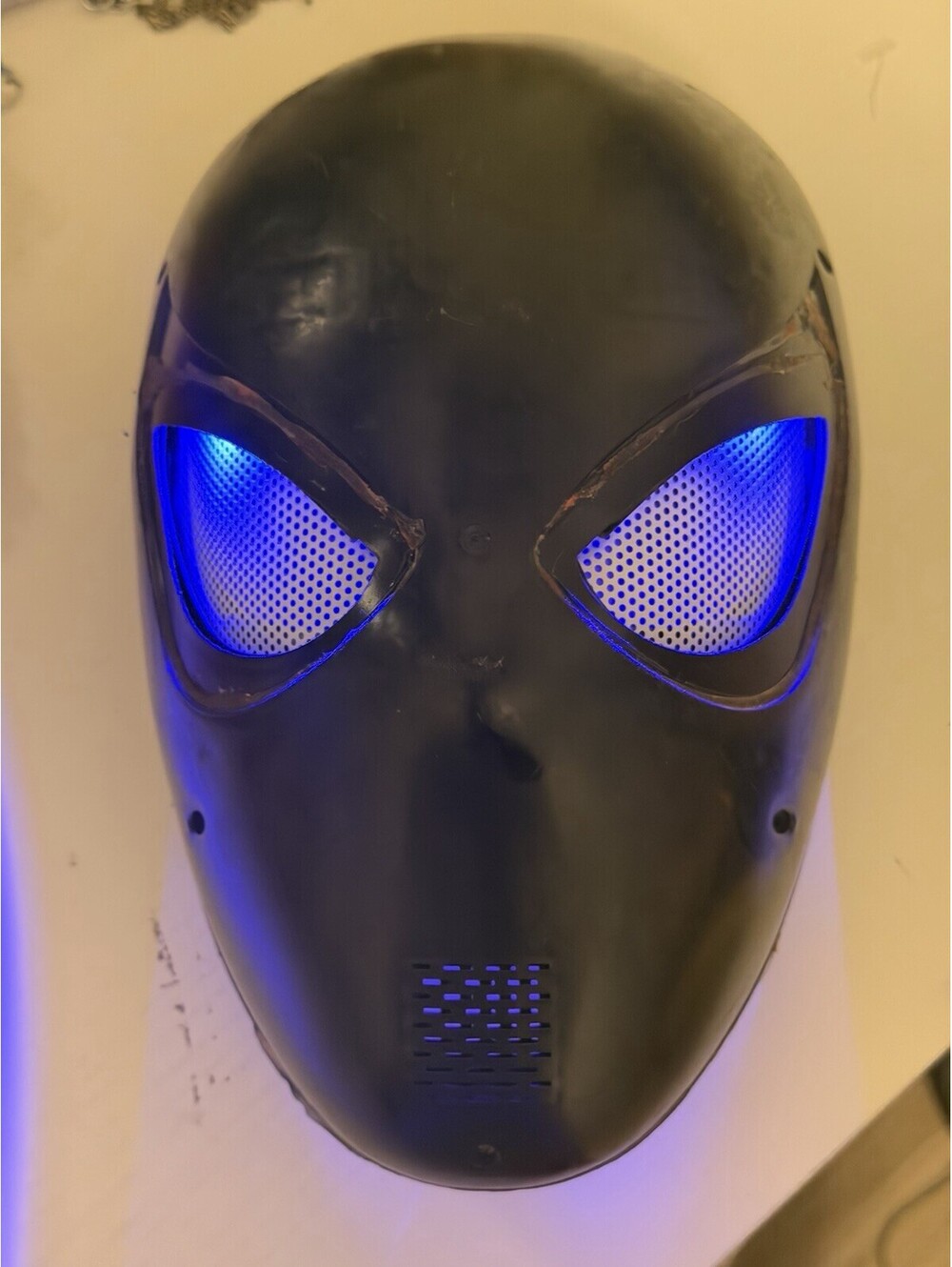 Alien LED Light Up Full Face Mask Electronic Halloween Cosplay Costume Prop 6pc